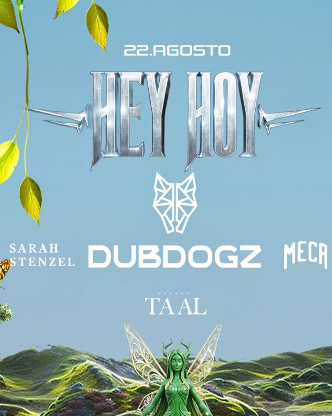 Flyer do evento HEY HOY 6 ANOS Apres: DUBDOGZ